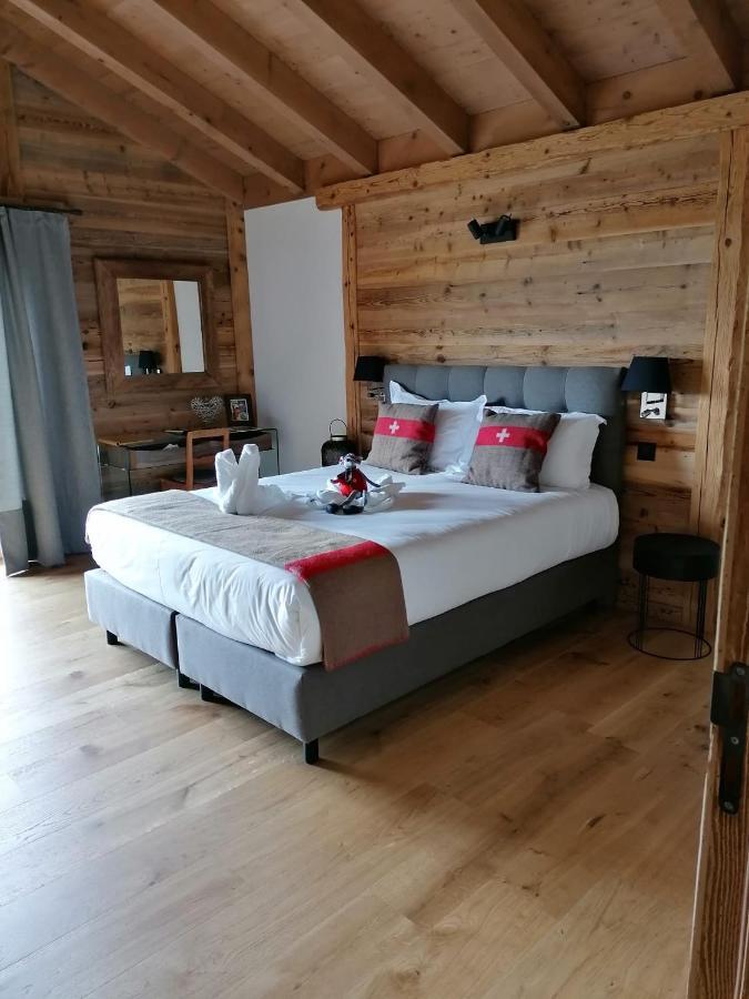 Chalet Les Ecureuils Apartment Penthouse Suite Cresuz Exterior foto